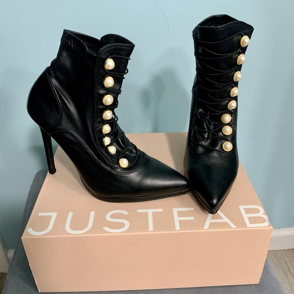 NWT THROWBACK HEELED BOOTIE - Picture 4 of 5